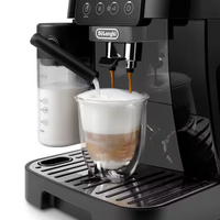 Máquina de Café Delonghi Automática Magnifica Start LatteCrema Preto