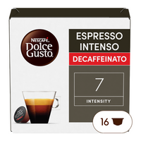 Café Nescafé Dolce Gusto Espresso Intenso Descafeinado 16 Cápsulas