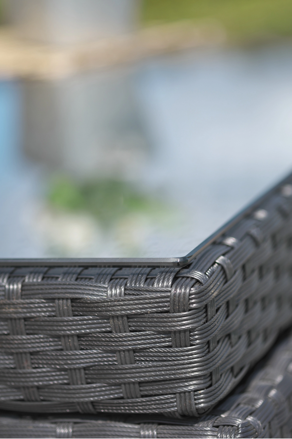 Conjunto de Jardim Encaixável de 10 Lugares em Rattan Sintético