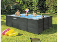 Piscina Tubular Graphite Retangular 4 x 3 x 1,24 m – Intex