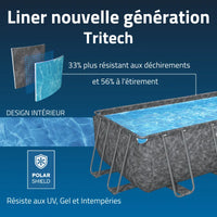 Piscina Exterior 5,50m x 2,7m x 1,2m Power Steel™ Bestway + Acessórios