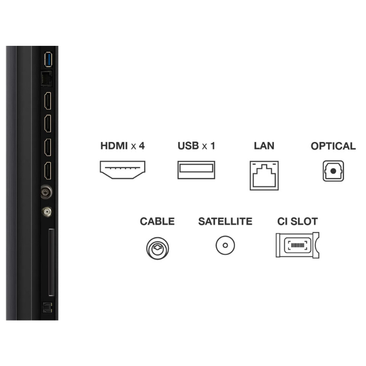 Televisão TCL C6K Smart TV 4K Mini-LED 55"