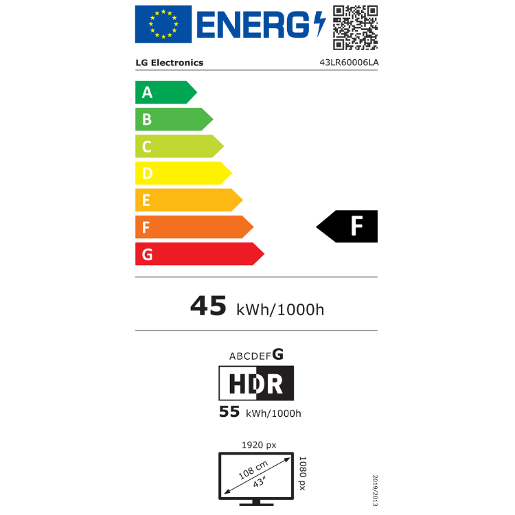 Televisão LG LR60 (2025) Smart TV FHD LED 43"