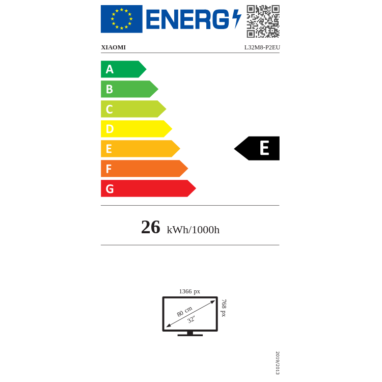 Televisão Xiaomi A 2025 Smart TV HD LED 32"
