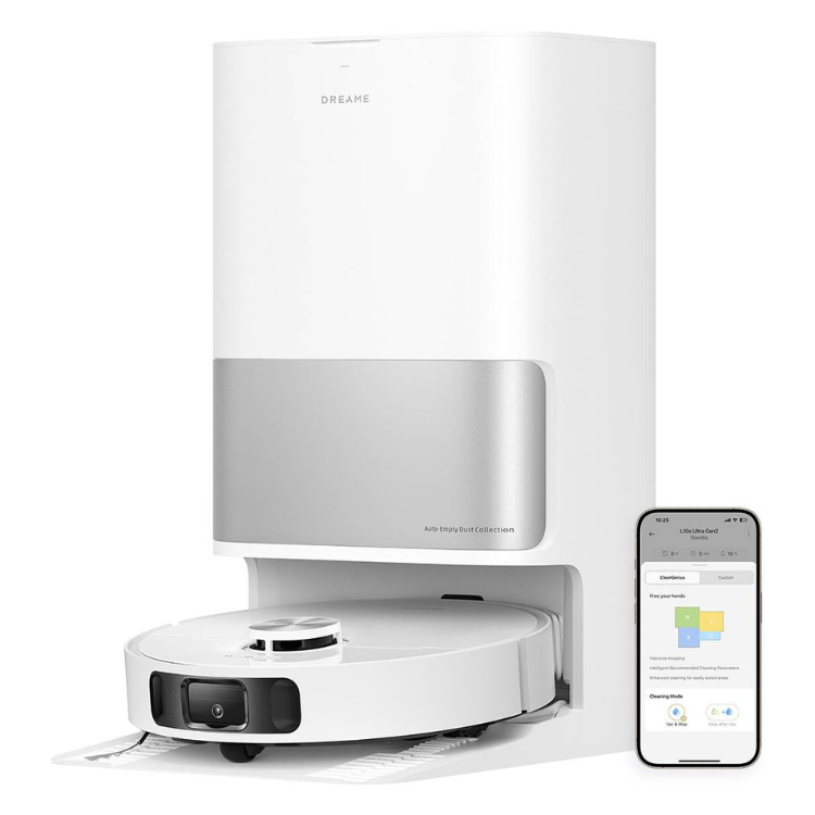 Aspirador Robot Dreame L10s Ultra Gen 2 + Base de carregamento Branco